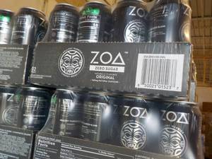 2 - 12 packs ZOA Energy Drinks Zero...