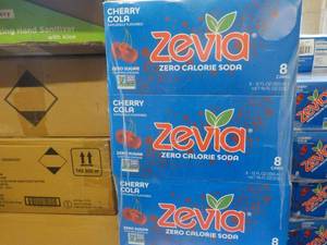 3 - 8 Packs Zevia Cherry Cola Zero ...