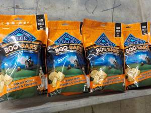 4 - 11 oz Bags Blue Boo Bars Dog Bi...