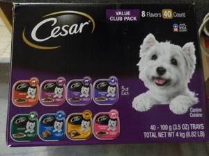Case of Cesar 40 Count Canine Cuisi...