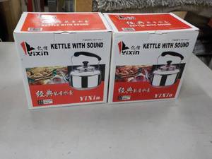 2 YIXIN Stainless Steel Kettles...