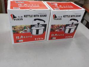 2 YIXIN Stainless Steel Kettles...
