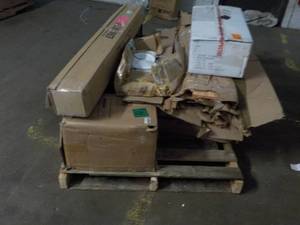 Pallet of Repairables, Metal Gun Ca...