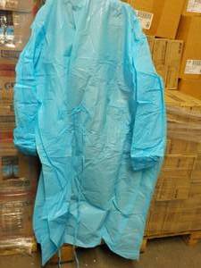 Pallet of Blue Disposable Waterproo...