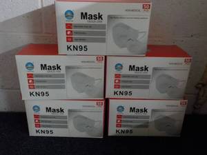 5 Boxes KN95 Mask 50 count per box...