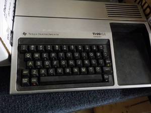 Vintage Texas Instruments TI-994A Computer and software