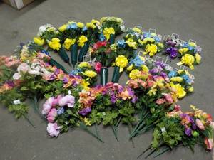Box of Artificial Flowers...