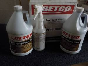 2 - 1 Gallon Jugs Betco Spray Foam ...