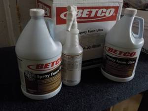 2 - 1 Gallon Jugs Betco Spray Foam ...