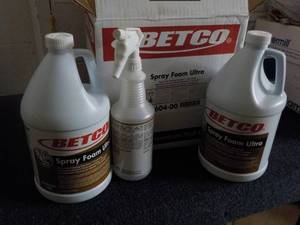 2 - 1 Gallon Jugs Betco Spray Foam ...