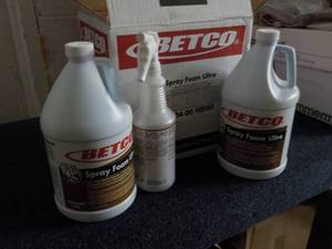 2 - 1 Gallon Jugs Betco Spray Foam ...