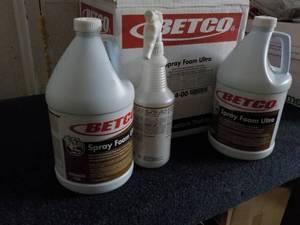 2 - 1 Gallon Jugs Betco Spray Foam ...