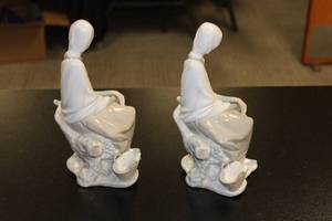 Llandro Woman Statue Lot  Made In Spain