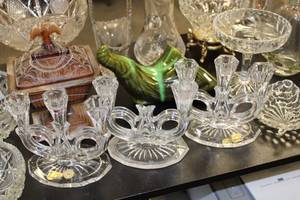 Misc Glass Lot  17 Items