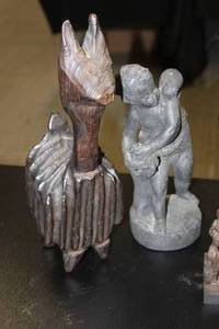 Large Figure Lot of 5  2 Figures Made in Spain