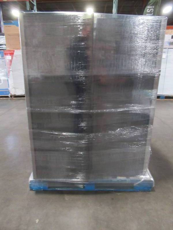lot 21 image: LARGE WHOLESALESALVAGE PALLET (4 Pieces) OF FRIGIDAIRE 7.5 TOP FREEZERREFRDGERATORS AND THOMPSON 7.5 TOP FREEZERREFRIDGERATORS
