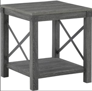 lot 229 image: Ashley Freedan Grayish Brown End Table, T175-2, Scratch and Dent.