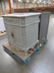 lot 244 image: Pallet of two Smaller Vanities - Scratch and Dent.