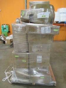 lot 257 image: LARGE WHOLESALESALVAGE PALLET (Approximately 10 Pieces) OF APPLIANCES, RANGE HOODS, FURNITURE PARTS AND MORE
