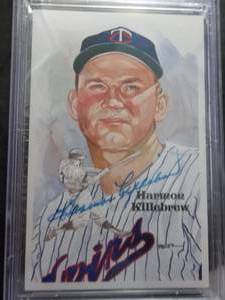 Harmon Killebrew Post Card PSADNA Certified Autographed