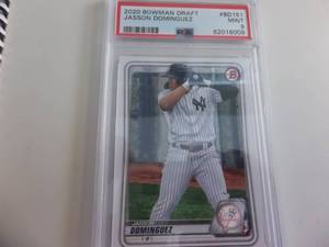 Bowman Jasson Dominguez PSA Mint 9