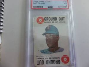 1968 Topps Game Rod Carew PSA VG 3