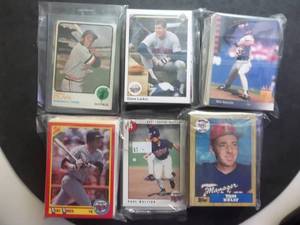 Approx. 200 MN Twins Baseball Cards