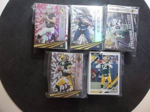 Approx. 200 Football Cards Mixed Years & Makers