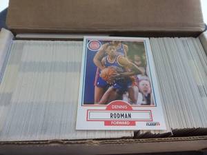 Approx. 400 Basketball Cards Fleer 1990