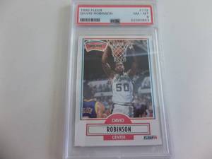 1990 Fleer David Robinson PSA NM-MT 8