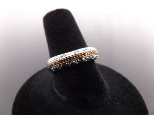 .925 Sterling Silver Citrine Crystal Size 8