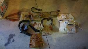 lot 162 image: Construction utility tool bagspouches