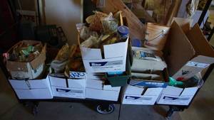 lot 163 image: HugeMongo lot of hardware bits and pieces Cart NOT included