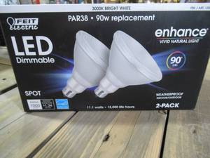 lot 46 image: 2-pack LED dimmable 90watt replacement