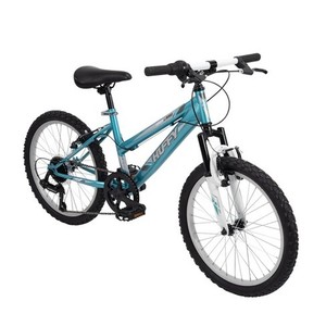 lot 65 image: Huffy Highland 20 Kids Mountain Bike - Aqua BlueWhite
