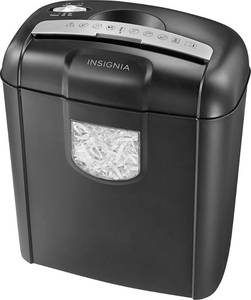 lot 78 image: Insignia - 6-Sheet Crosscut Shredder - Black