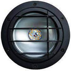 lot 86 image: Hampton Bay Low Voltage 500 Lumens Black Outdoor Integrated LED In Ground Well Light WeatherWaterRust Resistant