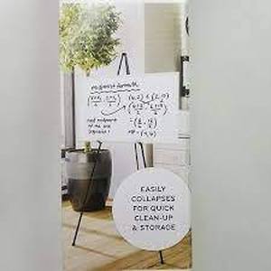 lot 26 image: U Brands Collapsible Metal Floor Easel
