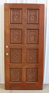 Hand Carved Solid Wood Door