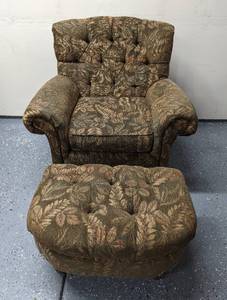 Armchair and Ottoman