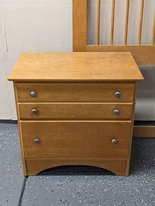 Queen Headboard and Matching Nightstand