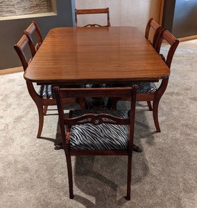 Vintage Mahogany Dining Set