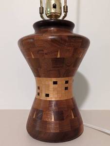 Unique Wood Lamp Base