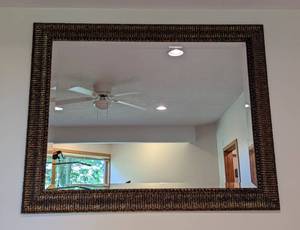 Large GoldBronze Wall Mirror