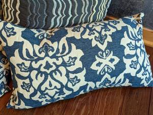 Beautiful Blue Accent Pillows
