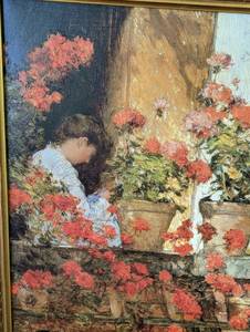 Gold Framed Floral Painting