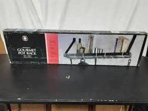 Gourmet Pot Rack 35x8-12