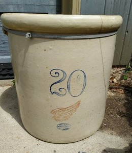 Vintage 20 Gallon Red Wing Crock