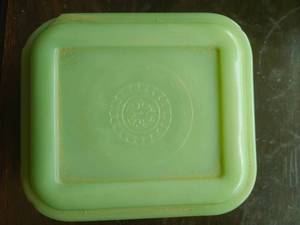 Vintage Jadeite Lidded Dish