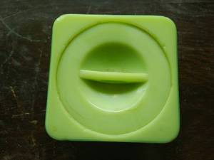 Vintage Jadeite Refrigerator Dish With Lid